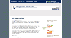 Desktop Screenshot of dipropyleneglycol.com